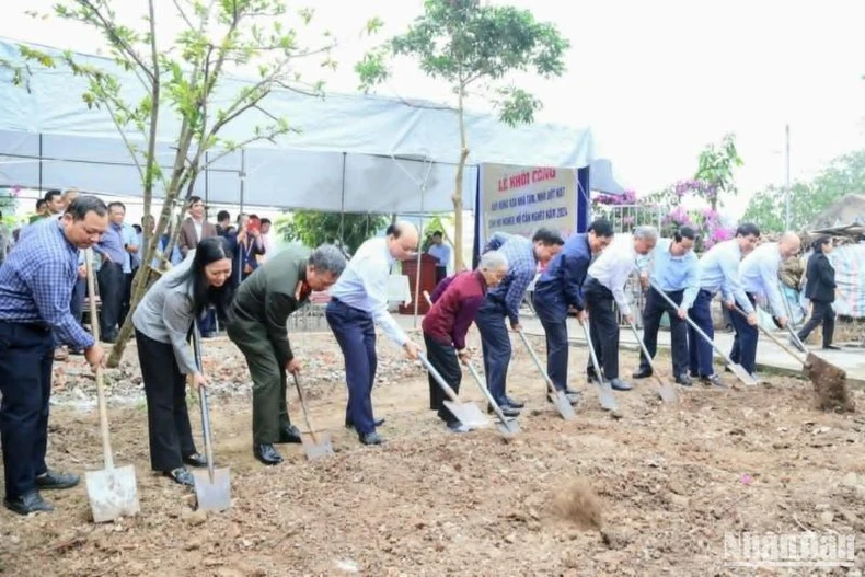 Thái Bình đồng loạt xây dựng nhà cho hộ nghèo, hộ cận nghèo tại 8 huyện, thành phố ảnh 4