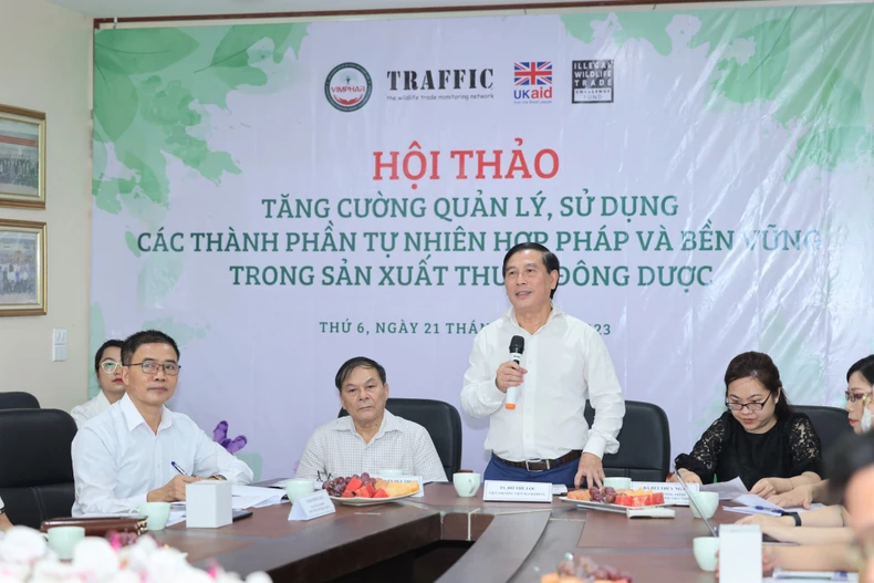 Cam kết không sử dụng dược liệu từ động vật hoang dã trái pháp luật ảnh 1