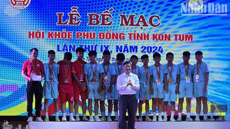 Kon Tum: Trao 720 bộ huy chương tại Hội khỏe Phù Đổng tỉnh lần thứ IX năm 2024 ảnh 1