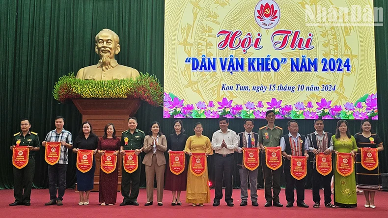 Công an tỉnh đạt giải Nhất hội thi “Dân vận khéo” tỉnh Kon Tum năm 2024 ảnh 1