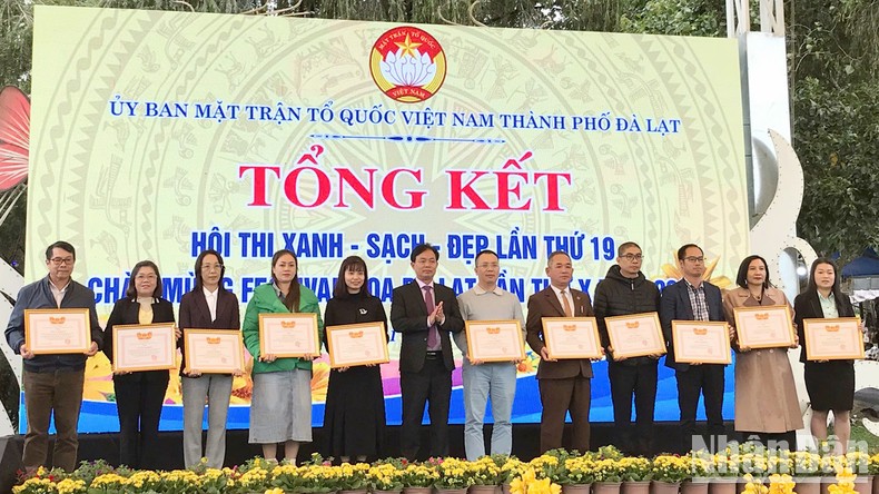 Trao 100 giải thưởng tại Hội thi “xanh, sạch, đẹp” thành phố Đà Lạt ảnh 3