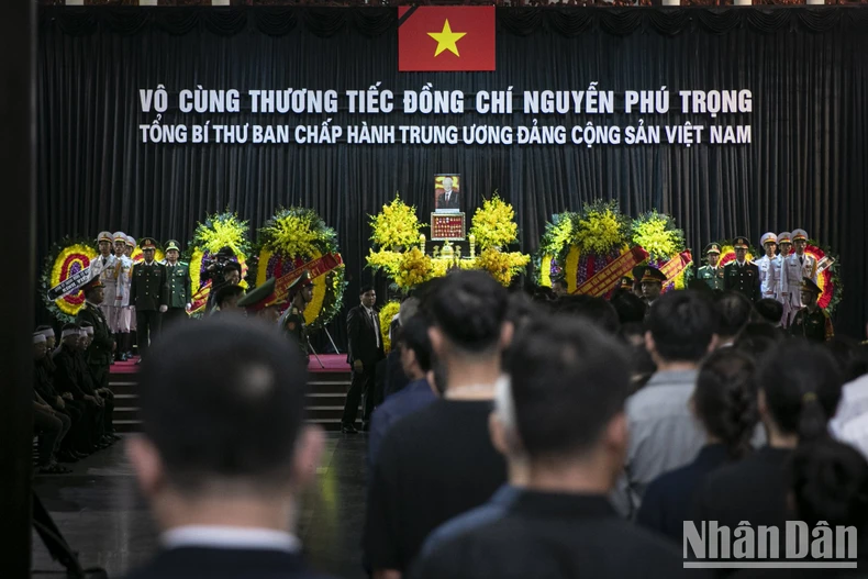 Lễ viếng Tổng Bí thư Nguyễn Phú Trọng ảnh 1