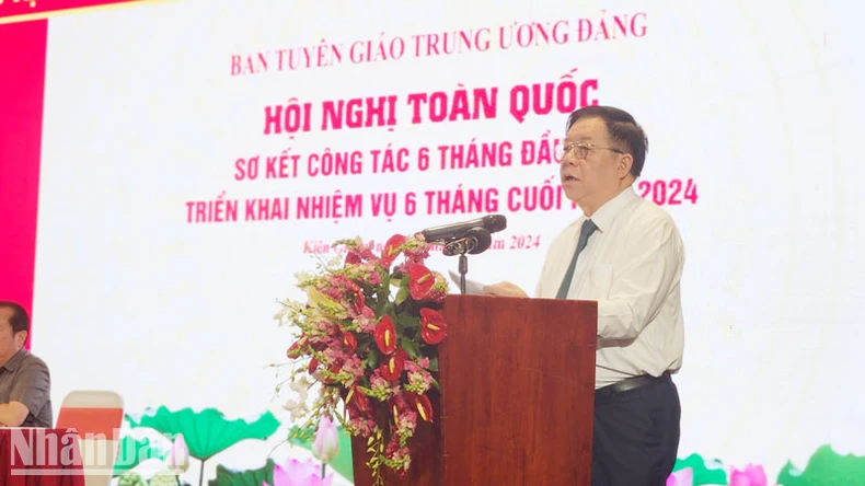 Hội nghị toàn quốc sơ kết công tác xây dựng Đảng về các lĩnh vực công tác tuyên giáo ảnh 2