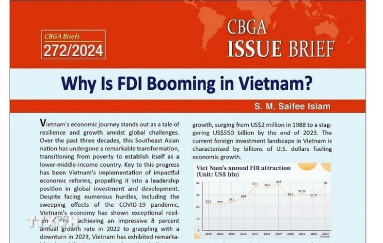 Báo Bangladesh: Những yếu tố khiến Việt Nam thu hút FDI ảnh 1