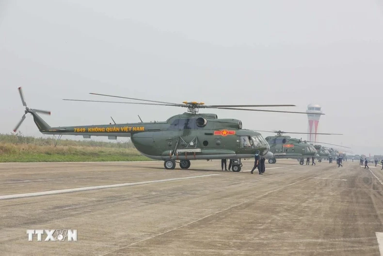 [Ảnh] Cận cảnh Không quân Việt Nam bay hợp luyện đội hình tại Điện Biên ảnh 3