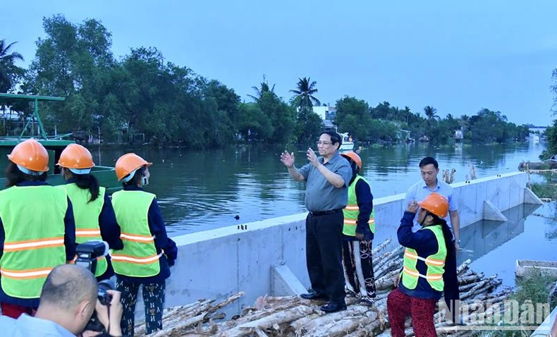 Thủ tướng Phạm Minh Chính khảo sát một số công trình trọng điểm tại Cần Thơ ảnh 2