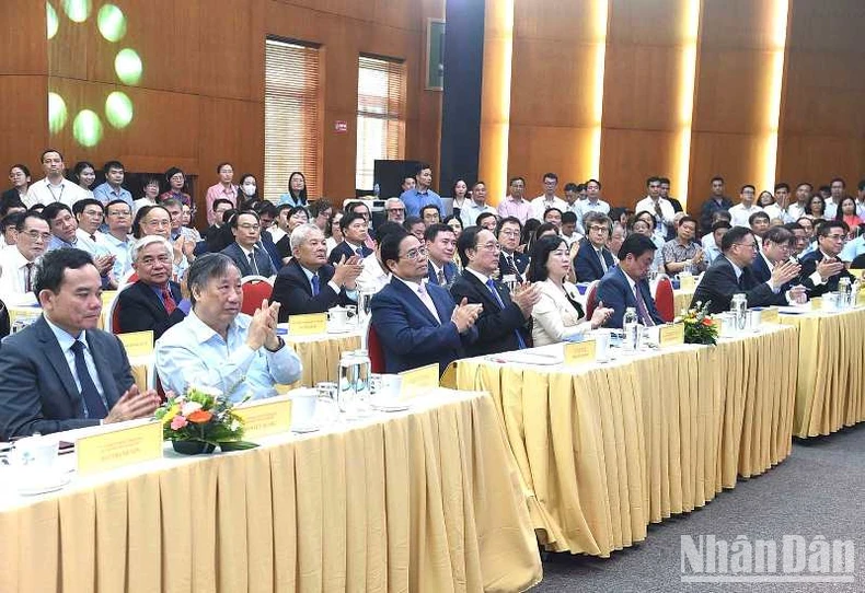 Thủ tướng Phạm Minh Chính dự Lễ chào mừng Ngày Khoa học và Công nghệ Việt Nam ảnh 1