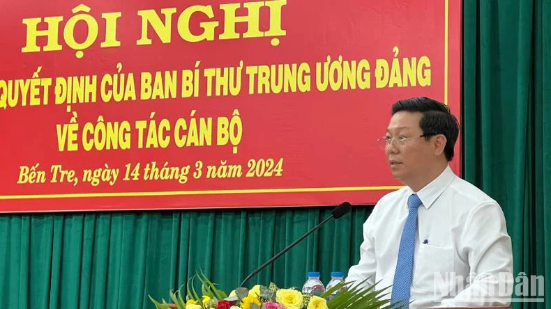 Đồng chí Trần Thanh Lâm giữ chức Phó Bí thư Tỉnh ủy Bến Tre ảnh 4