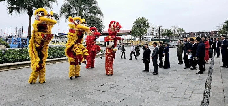 View - Đón đoàn du khách quốc tế “xông” đất Hạ Long ngày đầu năm mới 