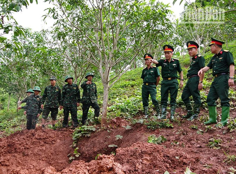 Kiểm tra chất lượng thi công rà phá bom, mìn, vật nổ tại Sơn La ảnh 1