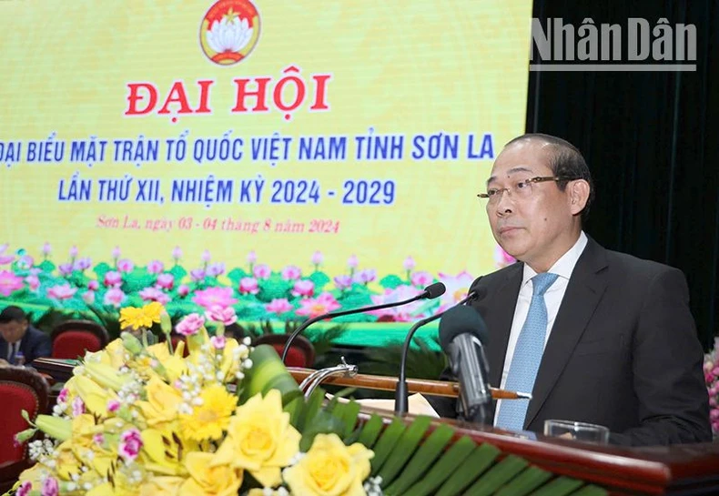 Sơn La tổ chức Đại hội Đại biểu Mặt trận Tổ quốc Việt Nam lần thứ XII ảnh 6