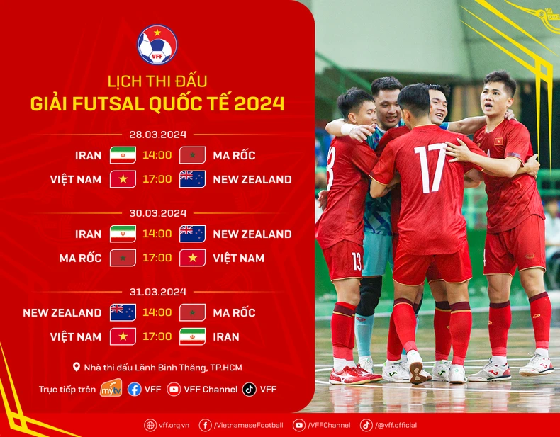 Giải futsal giao hữu quốc tế 2024: Cuộc “thử lửa” chất lượng của tuyển Việt Nam ảnh 1