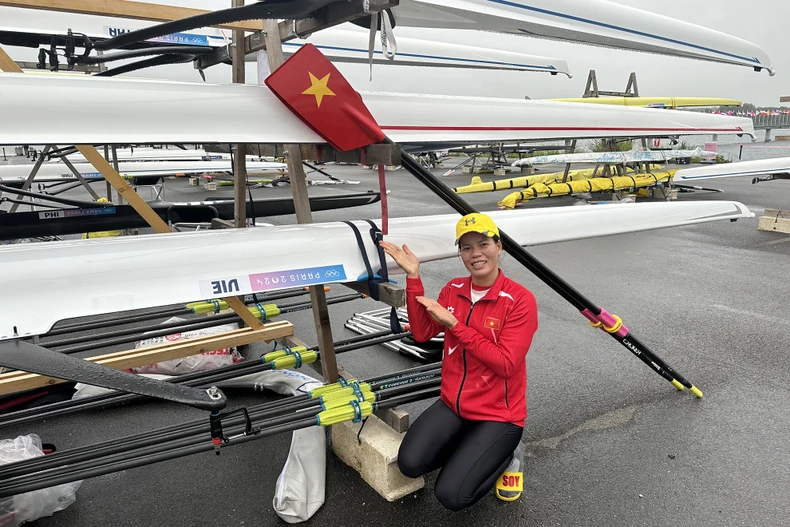  Olympic Paris 2024: Phạm Thị Huệ giành vé vào tứ kết Rowing ảnh 1