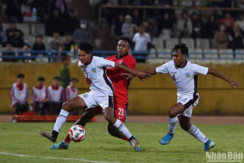 Singapore thắng Timor-Leste 3-0 trên sân Hàng Đẫy ảnh 2