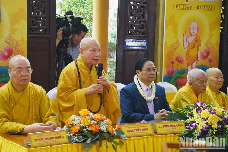 Thủ tướng Phạm Minh Chính chúc mừng Đại lễ Phật đản 2024 ảnh 2