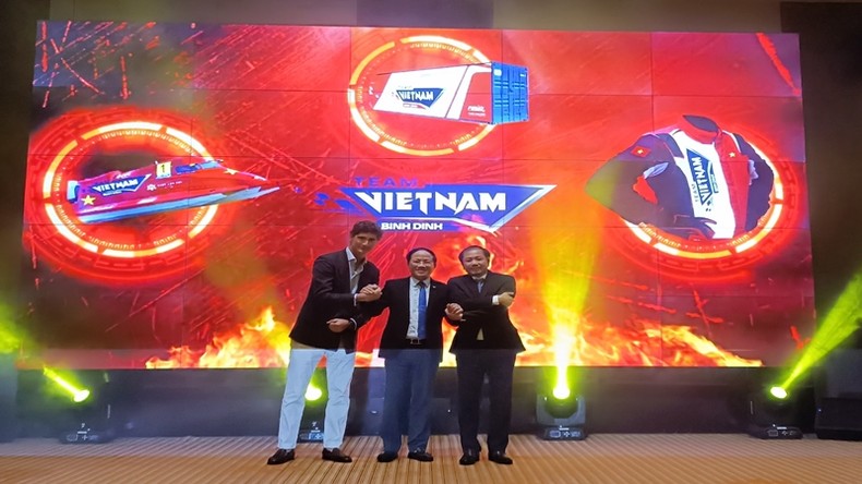 Ra mắt đội đua thuyền máy F1H20 Việt Nam-Bình Định ảnh 1