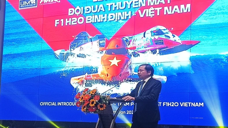 Ra mắt đội đua thuyền máy F1H20 Việt Nam-Bình Định ảnh 3