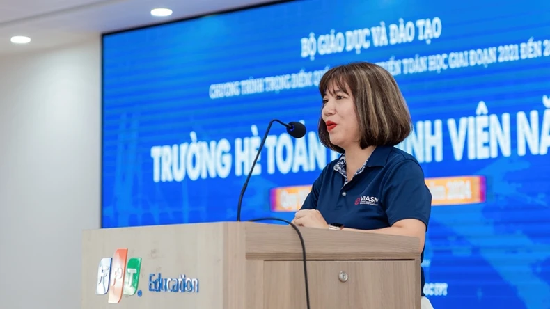 Khai mạc Trường hè Toán học sinh viên 2024 ảnh 1