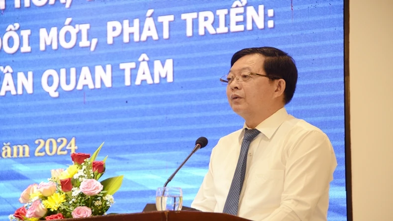 365 đại biểu tham dự Hội nghị tập huấn lý luận, phê bình văn học, nghệ thuật năm 2024 ảnh 2