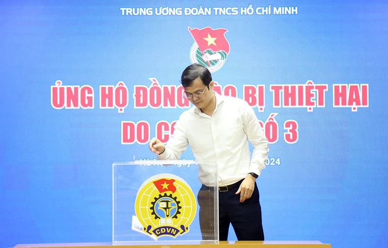 Trung ương Đoàn kêu gọi tuổi trẻ Việt Nam chung tay khắc phục hậu quả bão số 3 ảnh 3