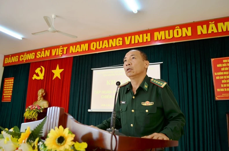 Bộ đội Biên phòng tỉnh Đắk Lắk tập huấn cán bộ khung huấn luyện chiến sĩ mới 2024 ảnh 1
