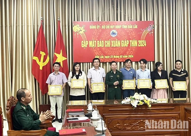 Tăng cường phối hợp giữa các cơ quan báo chí và Bộ đội Biên phòng tỉnh Đắk Lắk ảnh 4