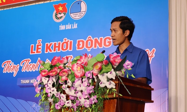 Tỉnh đoàn Đắk Lắk khởi động Tháng Thanh niên - Tháng ba biên giới năm 2024 ảnh 1