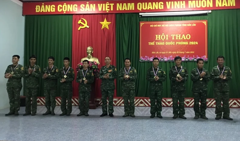 33 giải thưởng tại Hội thao Bộ đội Biên phòng tỉnh Đắk Lắk năm 2024 ảnh 1