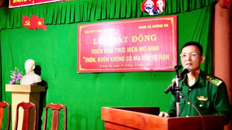 Triển khai mô hình “Thôn, buôn không có ma túy, tệ nạn” tại biên giới Đắk Lắk ảnh 1