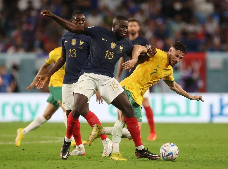Olivier Giroud lập cú đúp giúp Pháp ngược dòng đánh bại Australia 4-1 ảnh 1