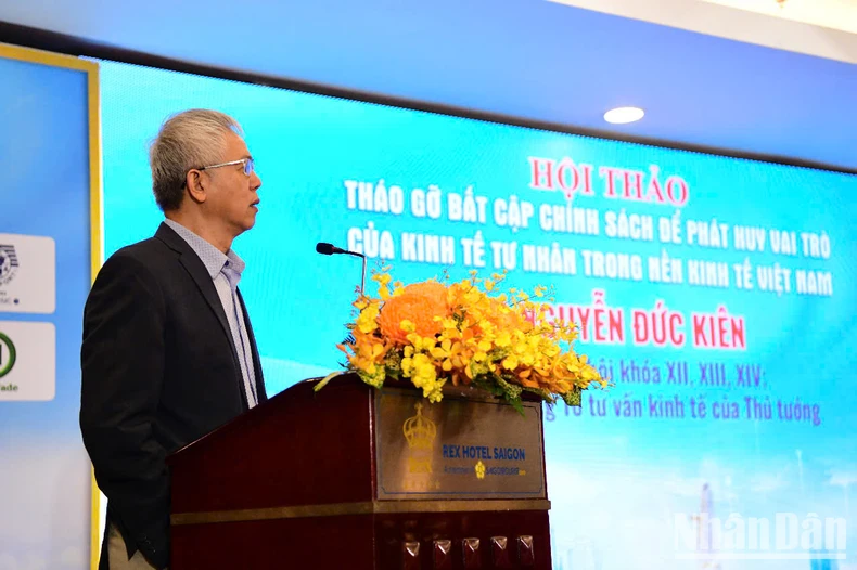 Hội thảo "Tháo gỡ bất cập chính sách để phát huy vai trò của kinh tế tư nhân trong nền kinh tế Việt Nam" ảnh 2