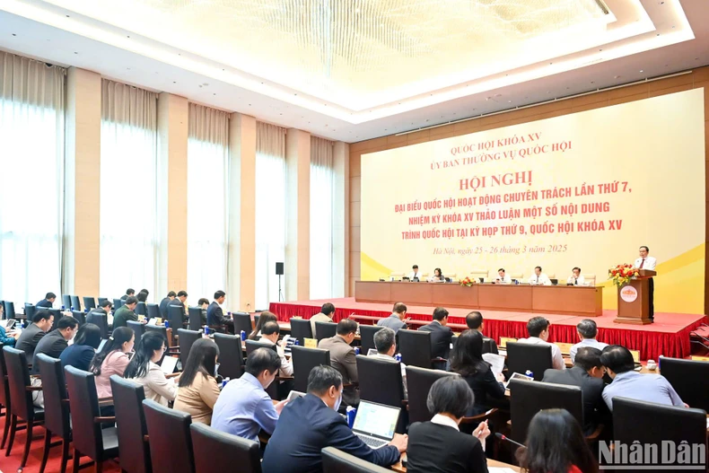 Đại biểu Quốc hội chuyên trách cho ý kiến 10 dự án luật trình Quốc hội tại Kỳ họp thứ 9 ảnh 3