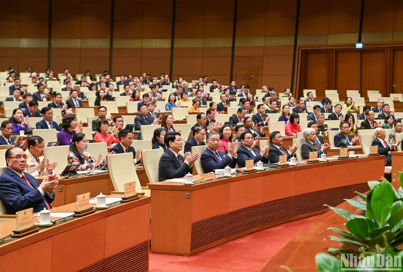 Khai mạc trọng thể Kỳ họp thứ 9, Quốc hội khóa XV ảnh 1 Khai mạc trọng thể Kỳ họp thứ 9, Quốc hội khóa XV ảnh 1