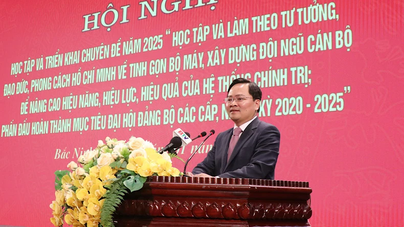 Tỉnh ủy Bắc Ninh học tập và triển khai chuyên đề Học tập và làm theo tư tưởng, đạo đức, phong cách Hồ Chí Minh năm 2025 ảnh 4