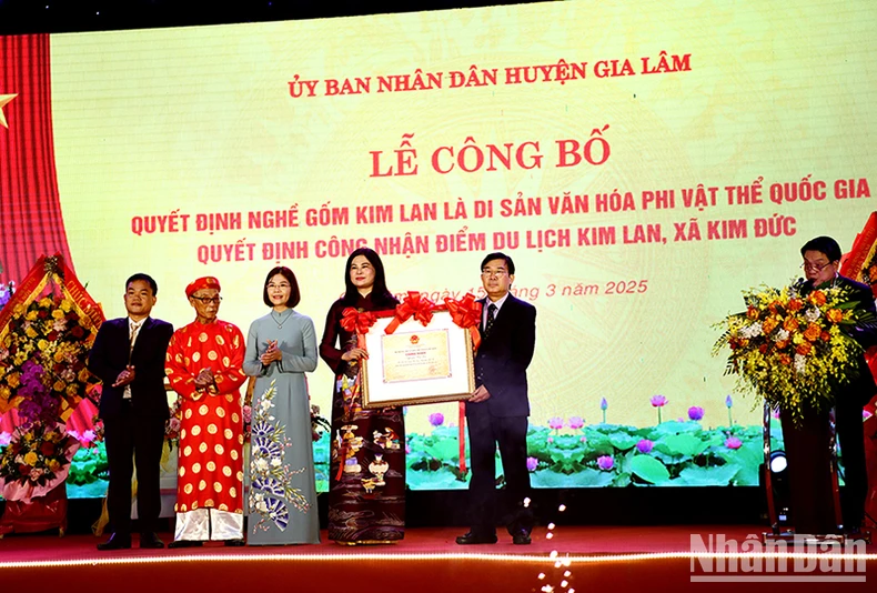 Nghề gốm Kim Lan: Di sản văn hóa phi vật thể quốc gia mới của Thủ đô ảnh 2