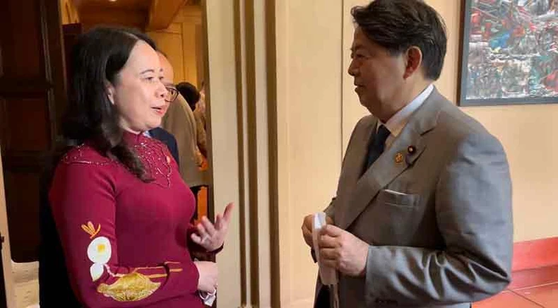 Phó Chủ tịch nước Võ Thị Ánh Xuân hội kiến Tổng thống Philippines -0