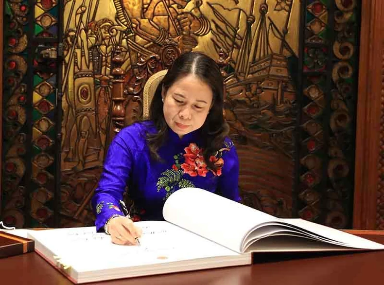 Phó Chủ tịch nước Võ Thị Ánh Xuân hội kiến Tổng thống Philippines -0