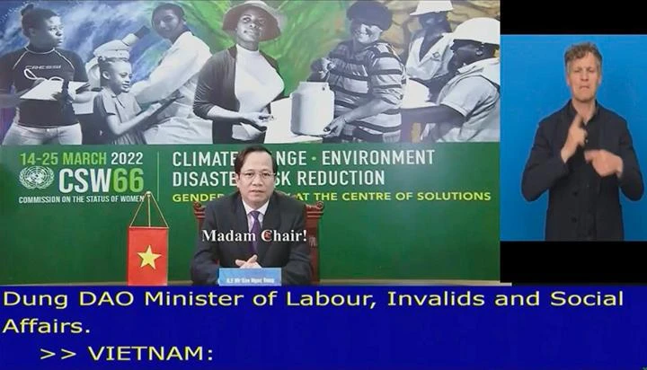 Việt Nam dành nhiều ưu tiên về bình đẳng giới và trao quyền cho phụ nữ, trẻ em gái trong biến đổi khí hậu -0
