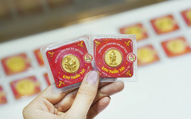 Đa dạng các sản phẩm vàng cầu may dịp Thần Tài -0