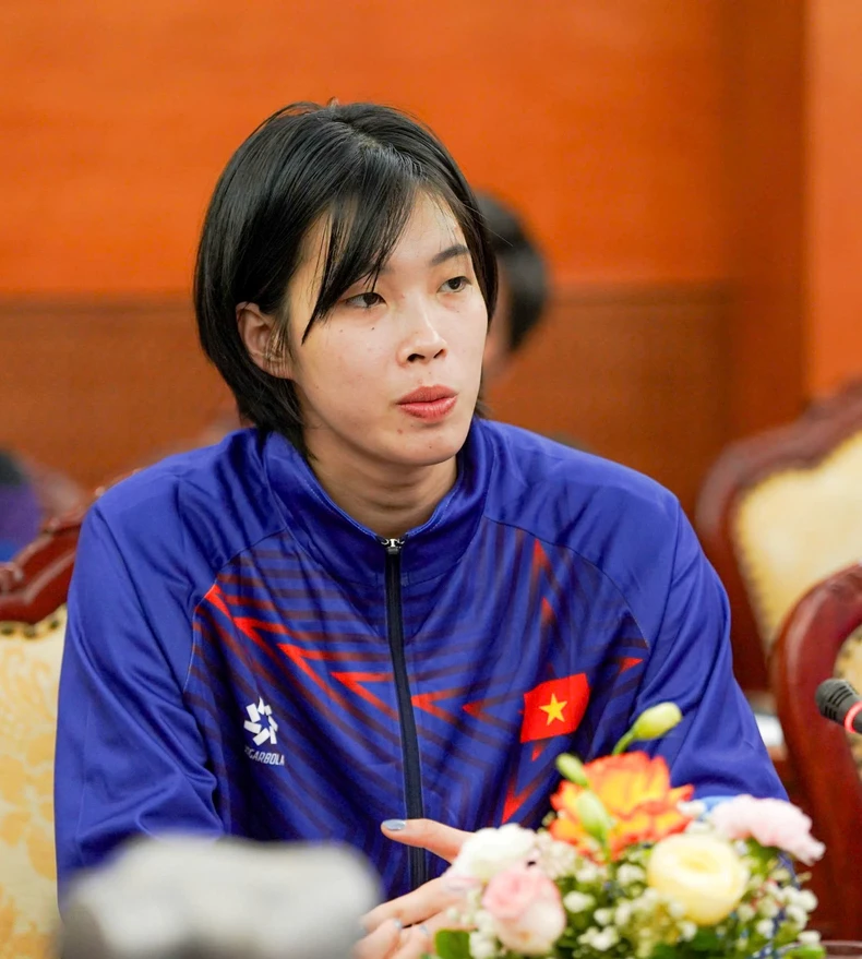 Bóng chuyền nữ Việt Nam quyết tâm bảo vệ ngôi vô địch AVC Cup 2025 ảnh 2