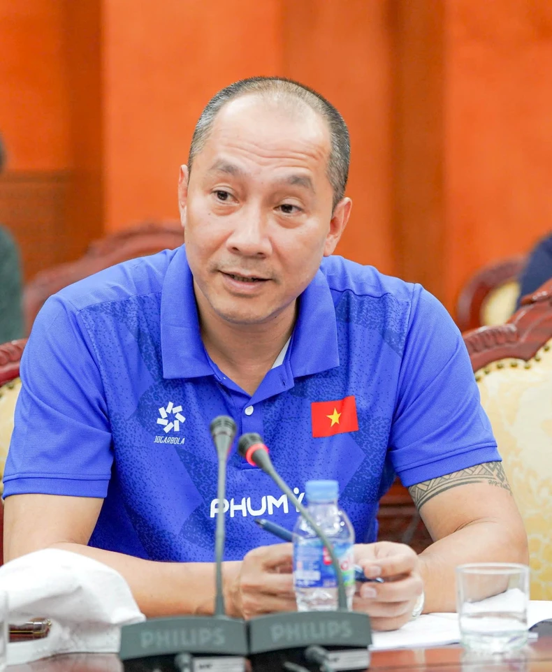 Bóng chuyền nữ Việt Nam quyết tâm bảo vệ ngôi vô địch AVC Cup 2025 ảnh 1