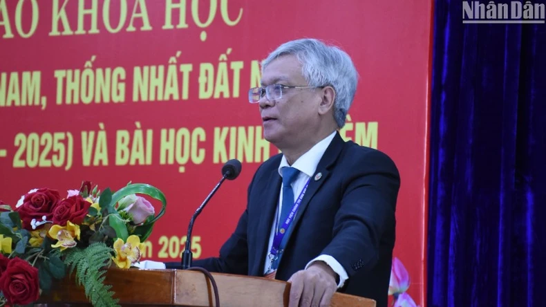 Khai mạc hội thảo khoa học “Giải phóng miền nam, thống nhất đất nước 50 năm nhìn lại (1975-2025) và bài học kinh nghiệm" ảnh 1