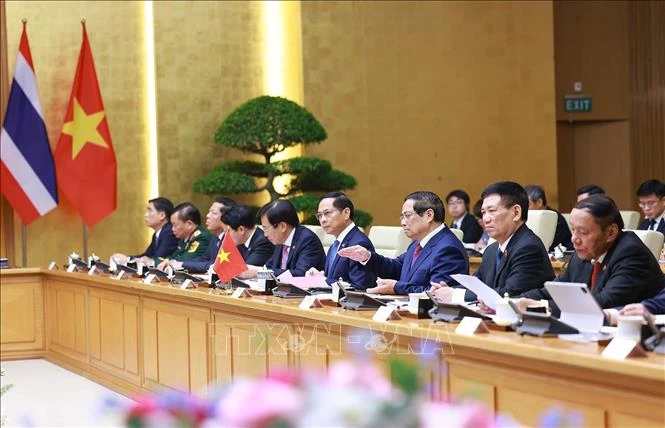 Thủ tướng Chính phủ Phạm Minh Chính và Thủ tướng Thái Lan đồng chủ trì Họp Nội các chung Việt Nam-Thái Lan lần thứ 4 ảnh 1