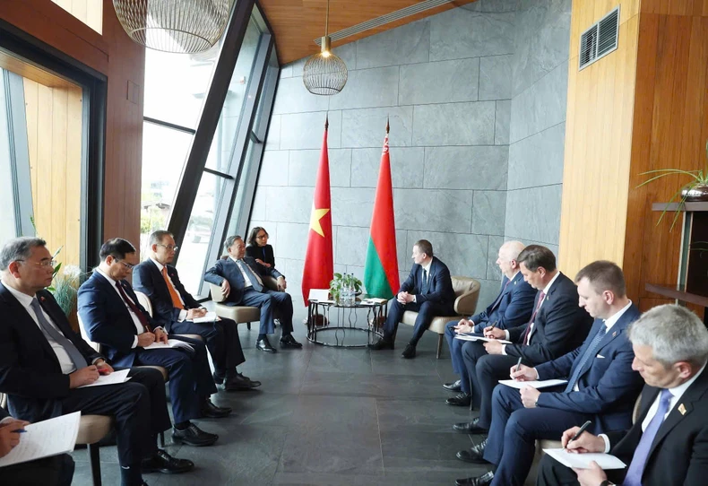 Tổng Bí thư Tô Lâm hội kiến Thủ tướng Belarus Aleksandr Turchin ảnh 1