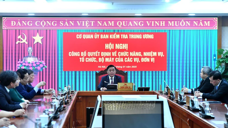 Công bố các quyết định về chức năng, nhiệm vụ, tổ chức bộ máy của Cơ quan Ủy ban Kiểm tra Trung ương ảnh 3