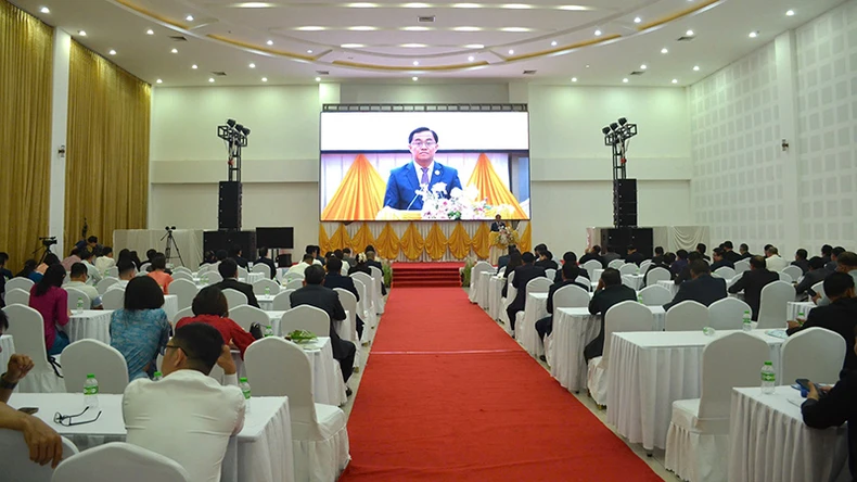 Diễn đàn thúc đẩy Hành lang Kinh tế Đông Tây và Hội chợ thương mại, du lịch năm 2025 tại Nam Lào ảnh 3