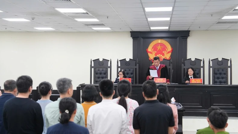 Tuyên án 13 bị cáo trong vụ chuyển tiền trái phép qua biên giới ảnh 1