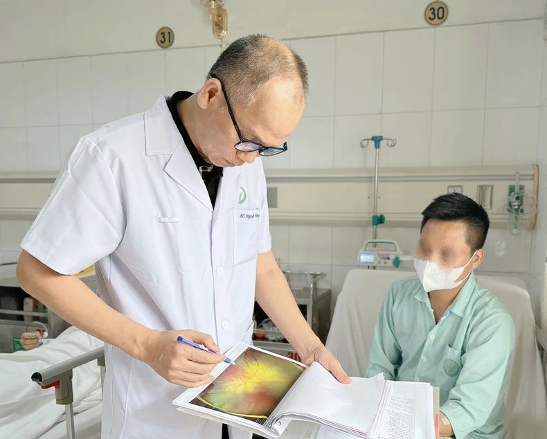 Bệnh nhân nam mất thị lực mắt trái sau khi tiêm chất làm đầy để trẻ hóa ảnh 1 Bệnh nhân nam mất thị lực mắt trái sau khi tiêm chất làm đầy để trẻ hóa ảnh 1