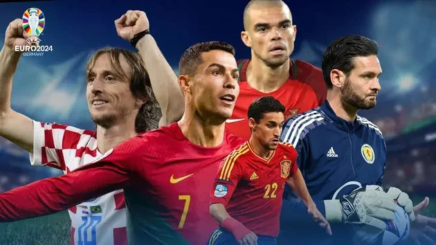 Ai là cầu thủ nhiều tuổi nhất ở EURO 2024 trong số các cầu thủ dưới đây?