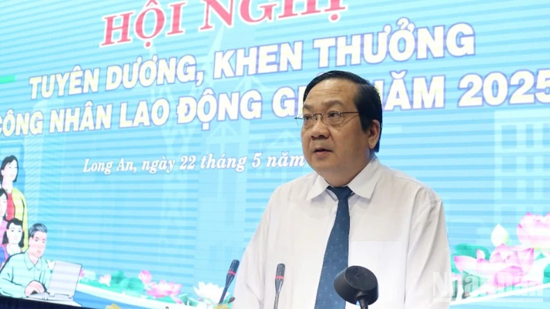 Long An tuyên dương, khen thưởng 300 công nhân lao động giỏi ảnh 2